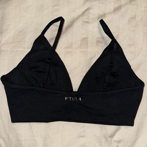 P'tula Midnight Black Bare Triangle Bralette